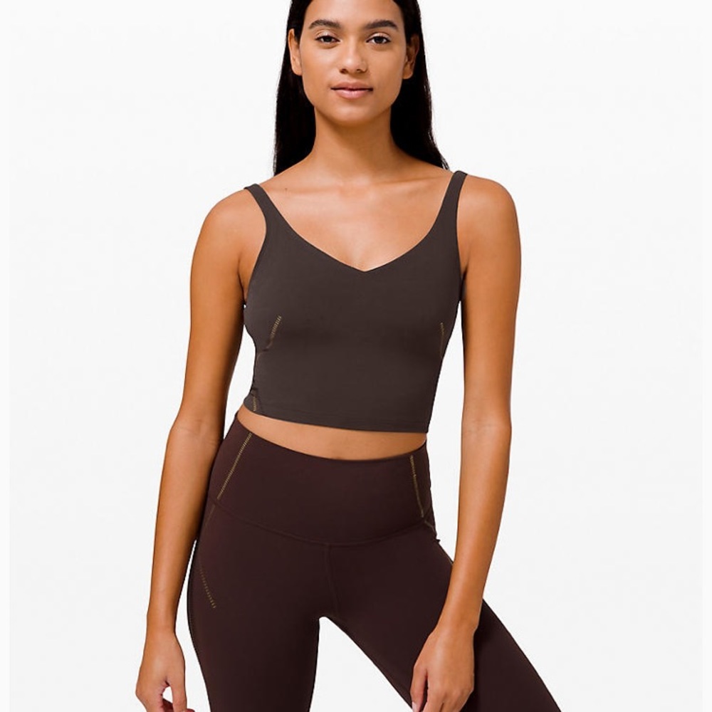 Lululemon Align Tank Gold Black Size 4 NWT